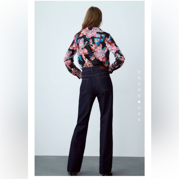 Zara Floral Print Blouse - Picture 9 of 10